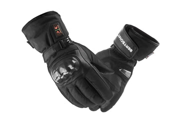 Beheizte Motorrad Handschuhe PRO - Dual Heating