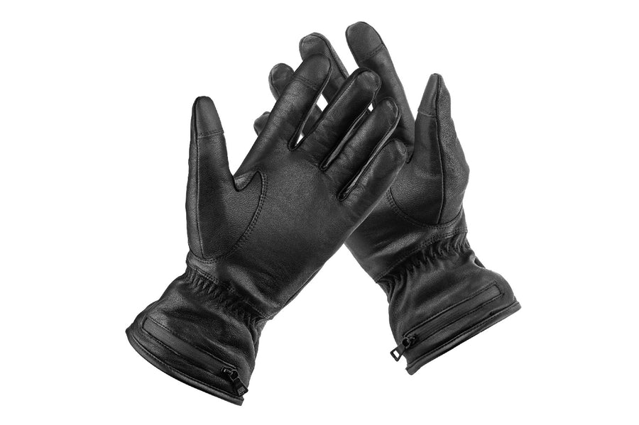 Heated Leather Gloves - Single Heating