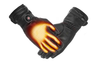 Heated Leather Gloves for Women – Single Heating