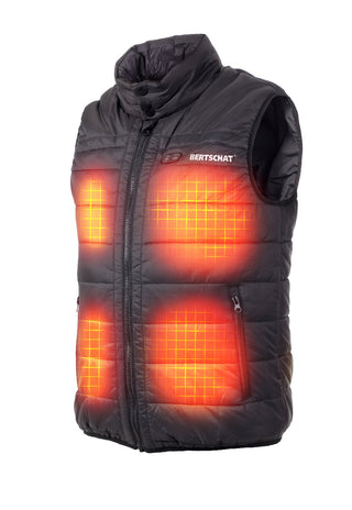 Men's Padded Heated Body Warmer - Dual Heating