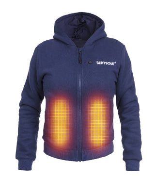 Women’s Heated Hoodie – Single Heating - Navy Blue