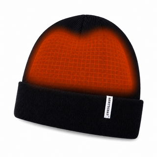 Heated Hat – Electric Black Beanie