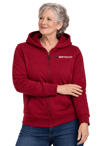 Women’s Heated Hoodie – Single Heating - Burgundy