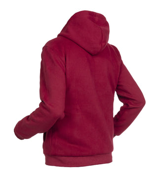 Men’s Heated Hoodie – Dual Heating - Burgundy